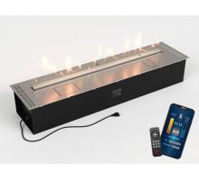 Автоматический биокамин Lux Fire Smart Flame 1100 RC INOX