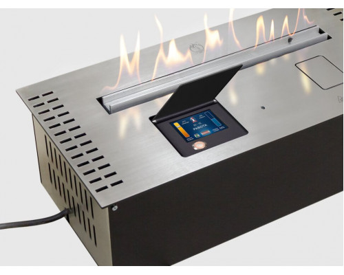 Автоматический биокамин Lux Fire Smart Flame 1100 RC INOX